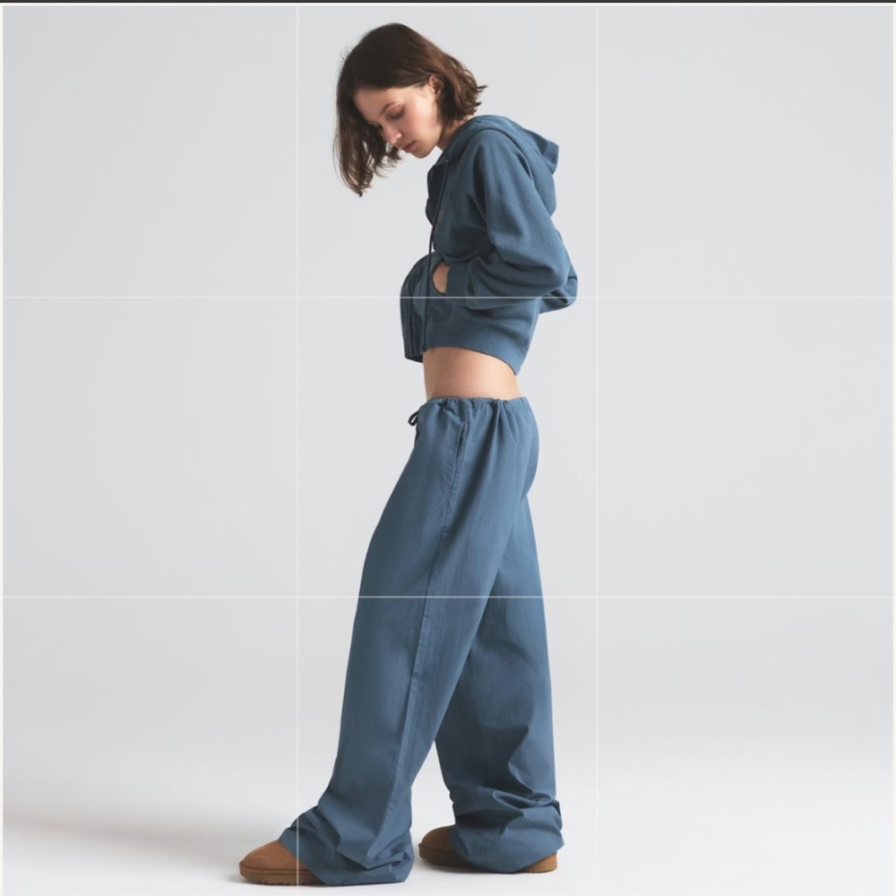 NWT SKIMS COTTON POPLIN STRAIGHT LEG PANT | MEDIUM